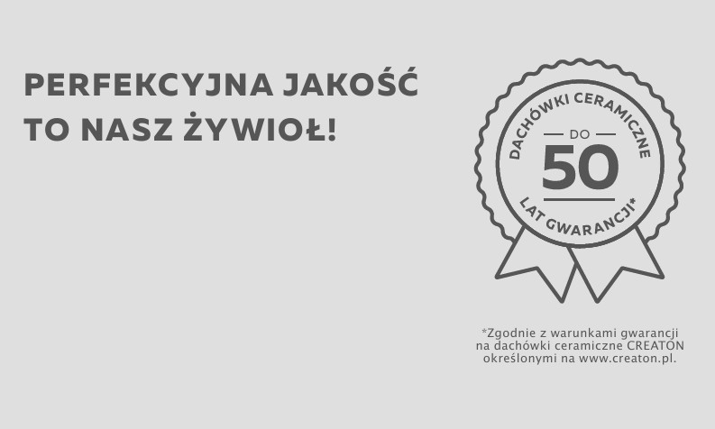 Gwarancja dachówki Creaton