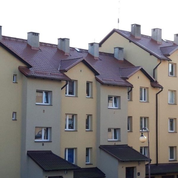 Blachodachówka Ruukki Monterrey cegła – realizacja na obiekcie mieszkalnym