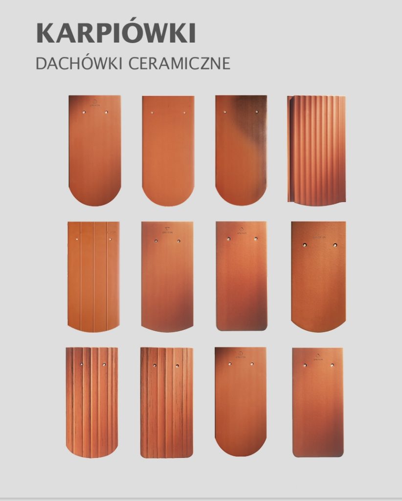 Karpiówki Creaton modele