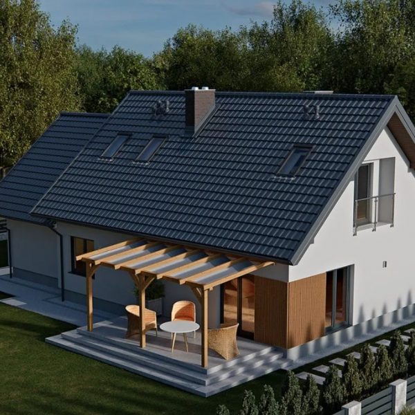 Realizacja dachu z paneli Pruszyński Loara – eleganckie i klasyczne pokrycie