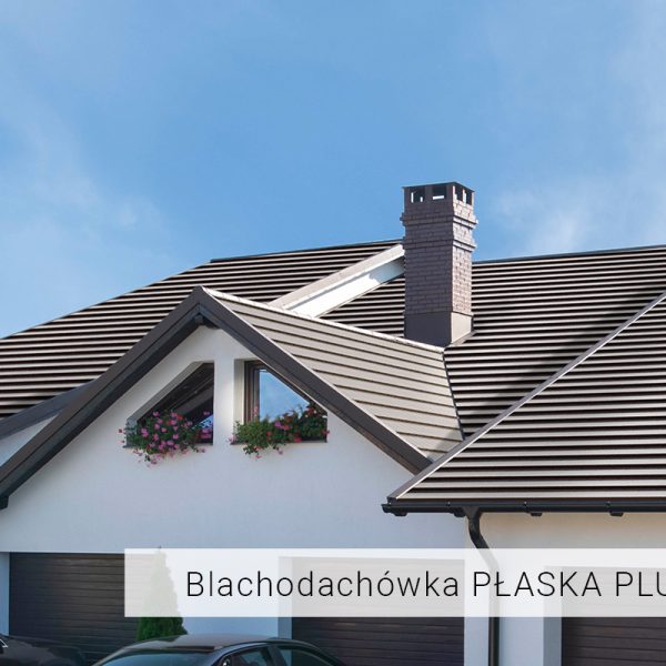 Realizacja dachu z paneli Pruszyński Płaska Plus – nowoczesne, płaskie pokrycie