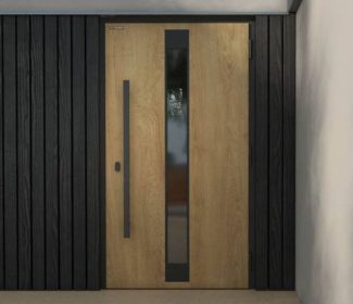 Drzwi zewnętrzne Wiśniowski — solidne, stylowe i funkcjonalne drzwi wejściowe do domu.