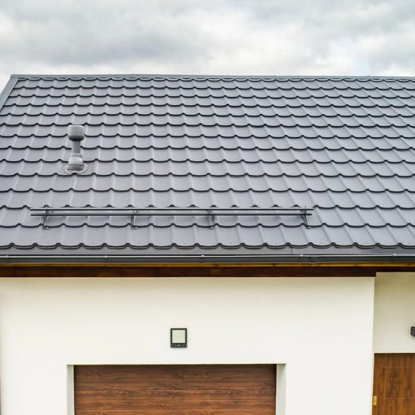 Pokrycie dachowe Ruukki Modular na budynku mieszkalnym