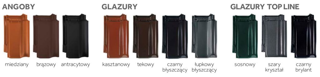 Braas Rubin 13V - kolorystyka